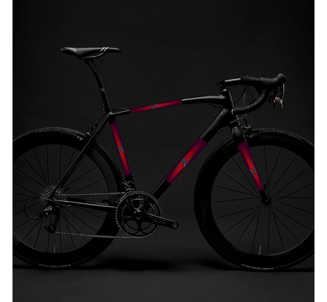 Custom Reflective Bicycle Decals 3