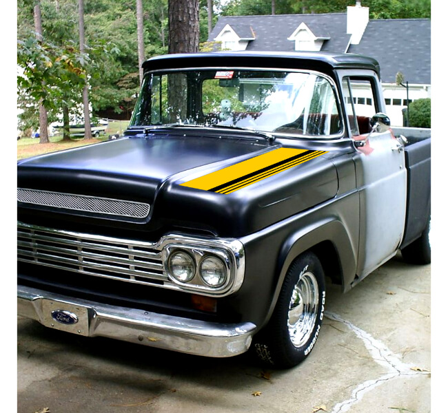 Custom Truck Hood Decals 5