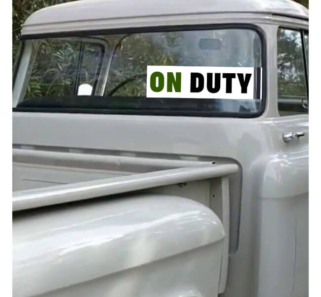 Custom Truck Rear Window Decals 3