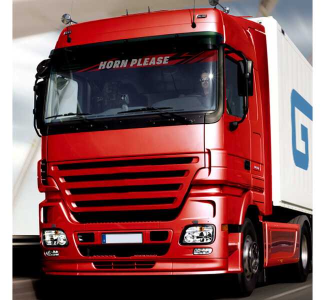 Custom Truck Windshield Decals 1