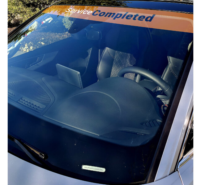 Custom Windshield Decals 4