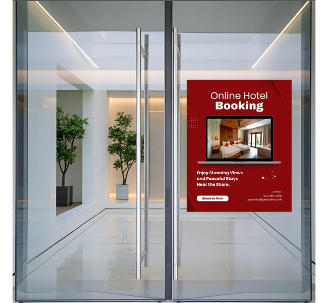 Custom Vinyl Door Decals 1