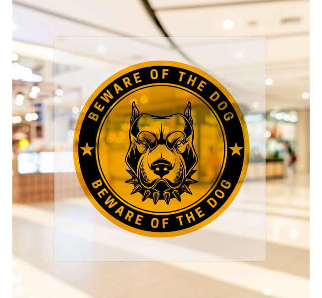 Custom Clear Window Decals 3