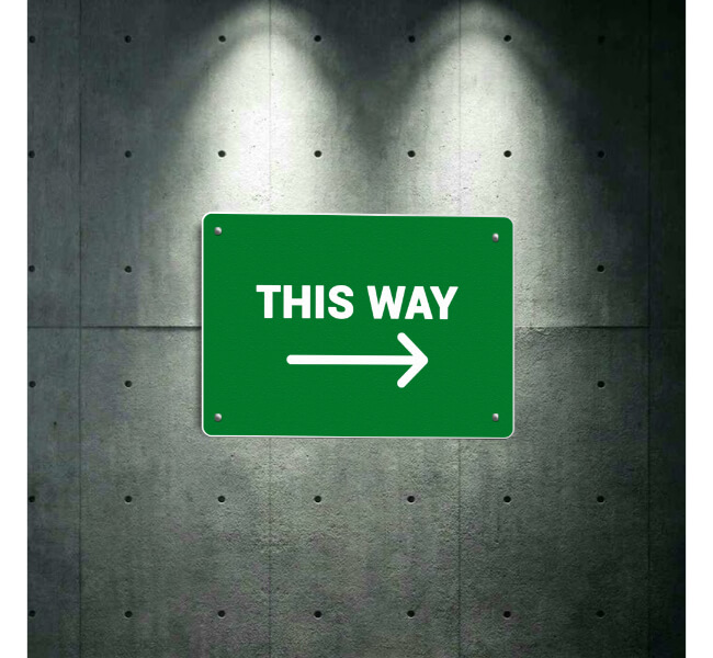 Custom Directional Arrow Signs 2