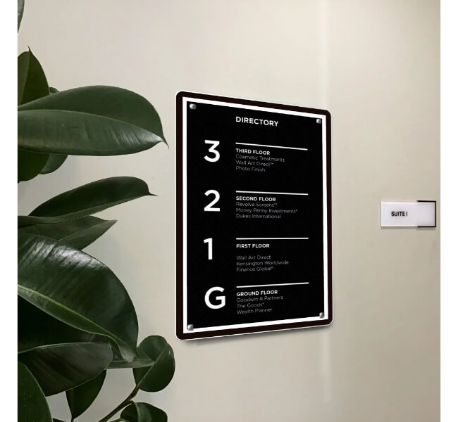 Custom Directory Signs 3