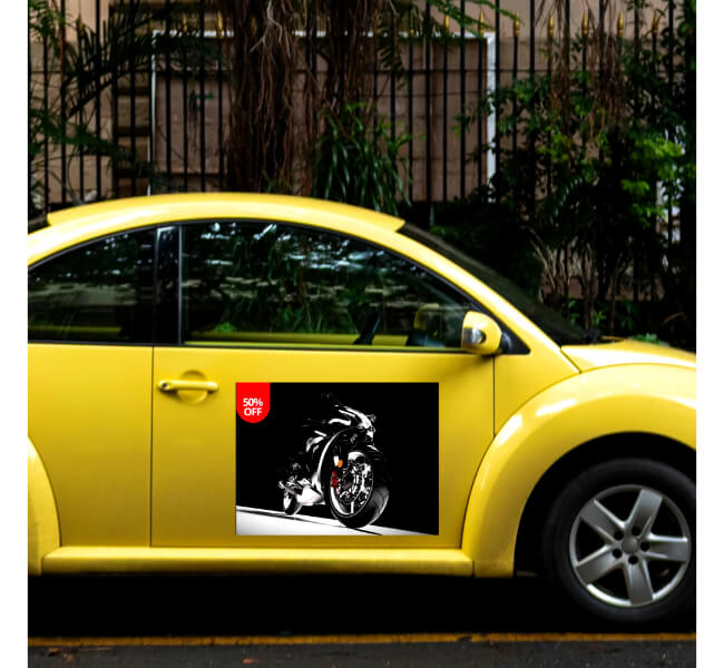 Custom Magnetic Car Door Signs 2