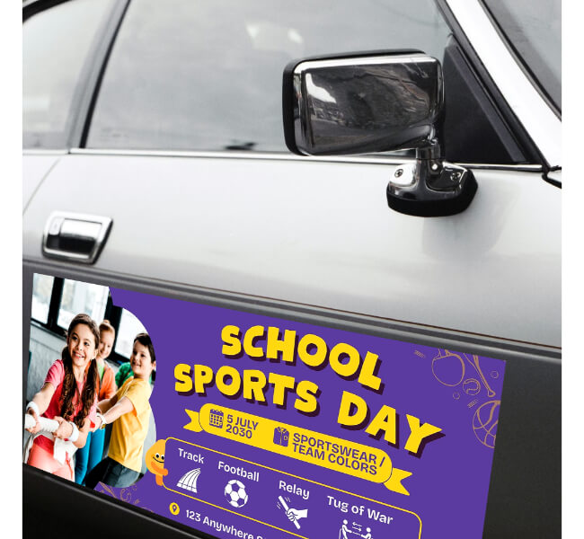 Custom Magnetic Car Door Signs 4