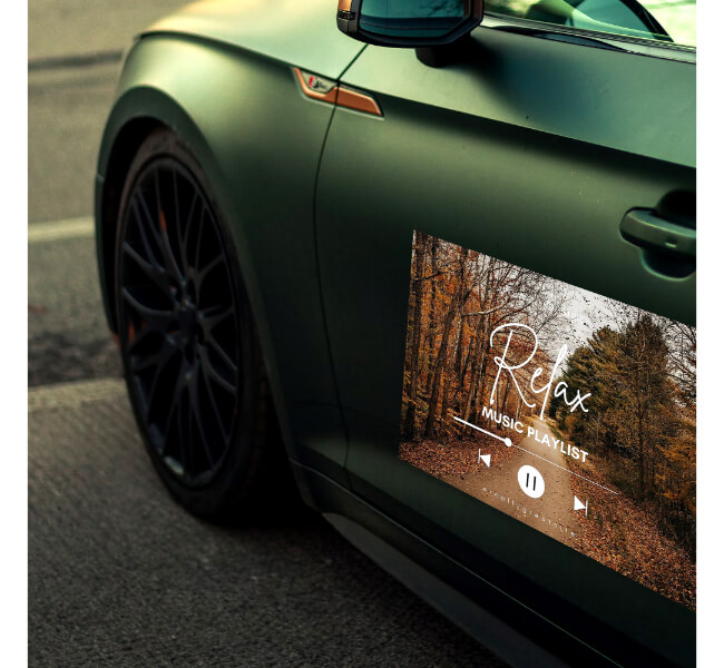 Custom Magnetic Car Signs 2