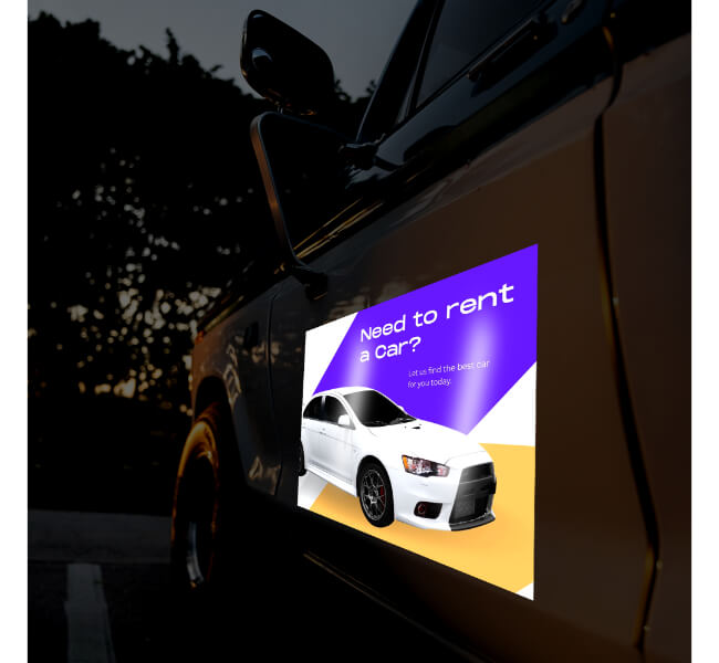 Custom Reflective Magnetic Signs 2