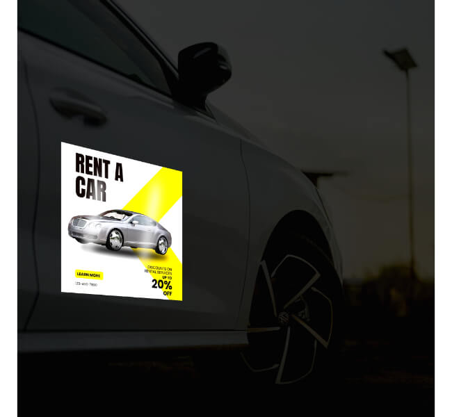 Custom Reflective Magnetic Signs 3