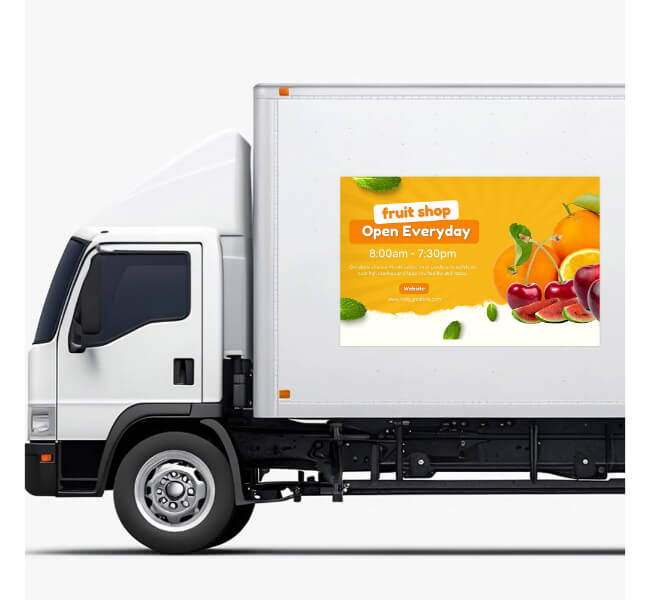 Custom Magnetic Truck Signs 2