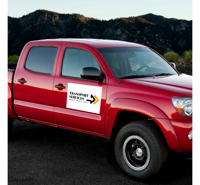 Custom Magnetic Truck Signs 3