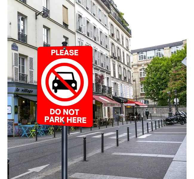 Custom No Parking Signs