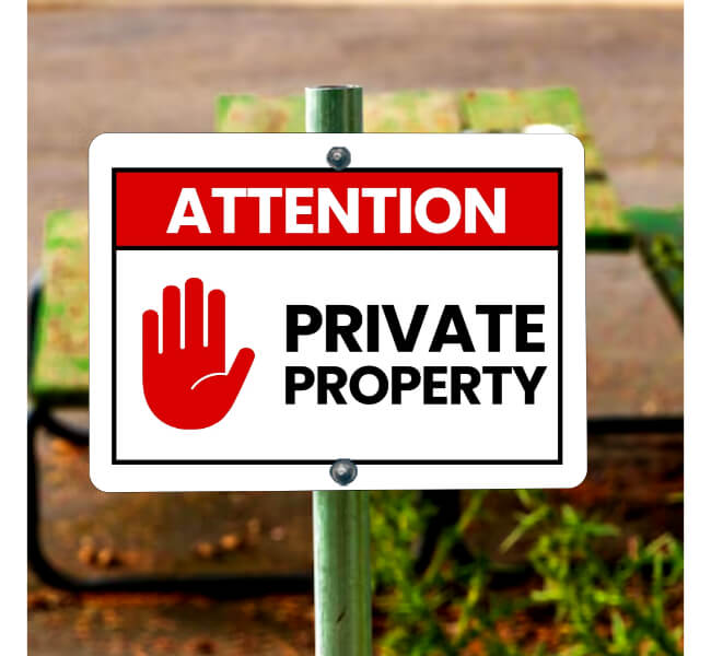Custom Private Property Signs