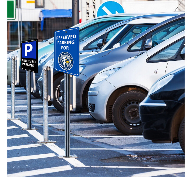Custom Reserved Parking Signs