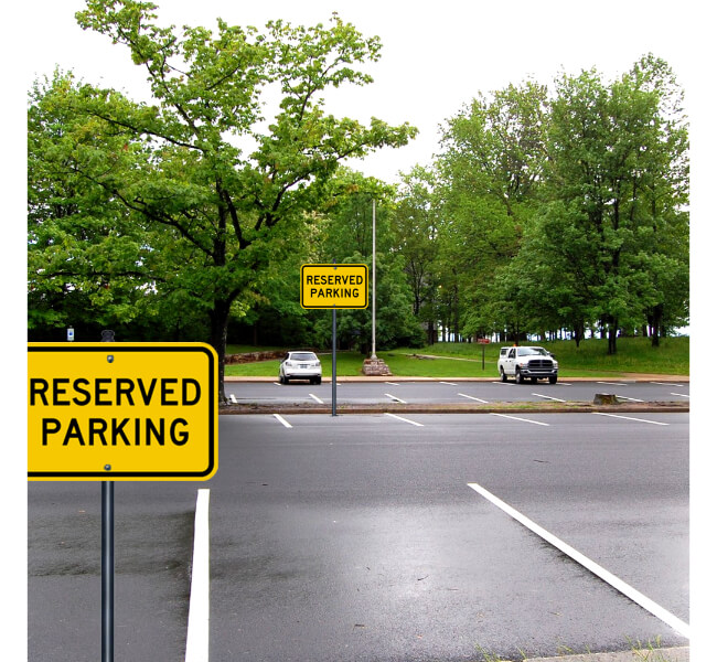 Custom Reserved Parking Signs