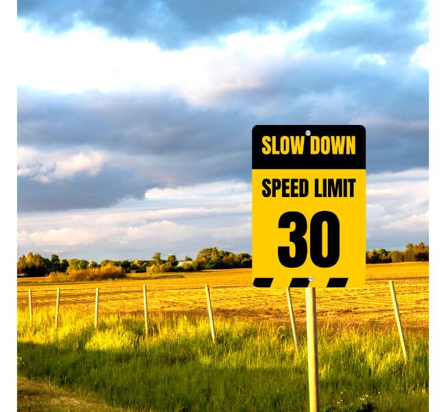 Custom Speed Limit Signs