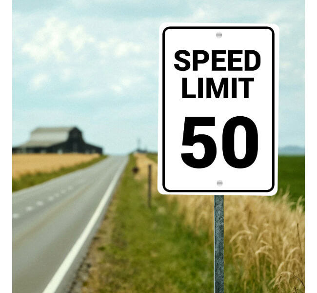Custom Speed Limit Signs