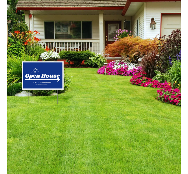 Custom Open House Yard Signs 2