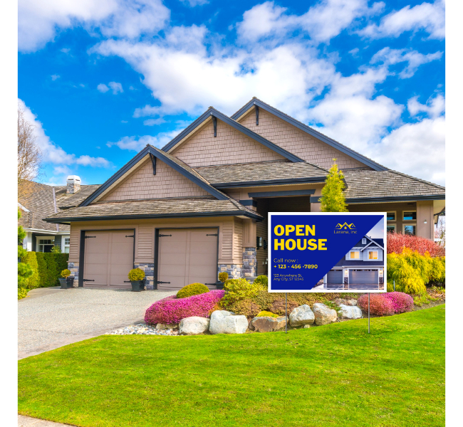 Custom Open House Yard Signs 3