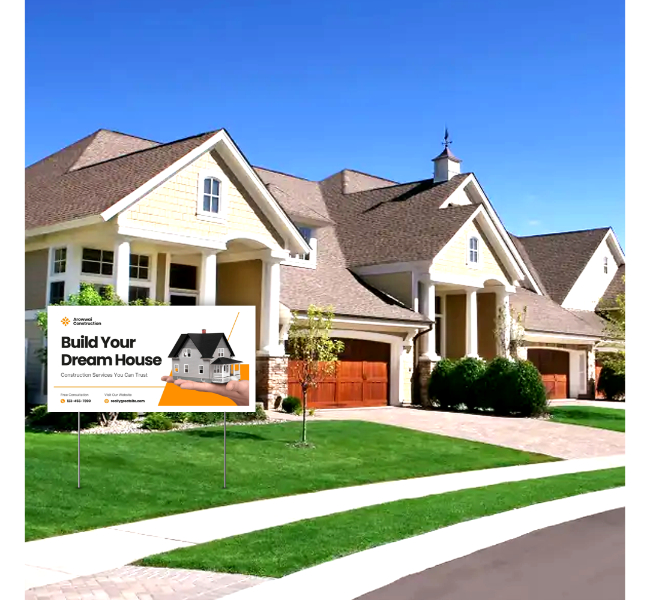 Custom Real Estate Yard Signs 2