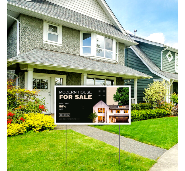 Custom Real Estate Yard Signs 3