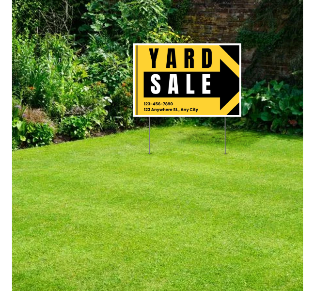 Custom Yard Sale Signs 2
