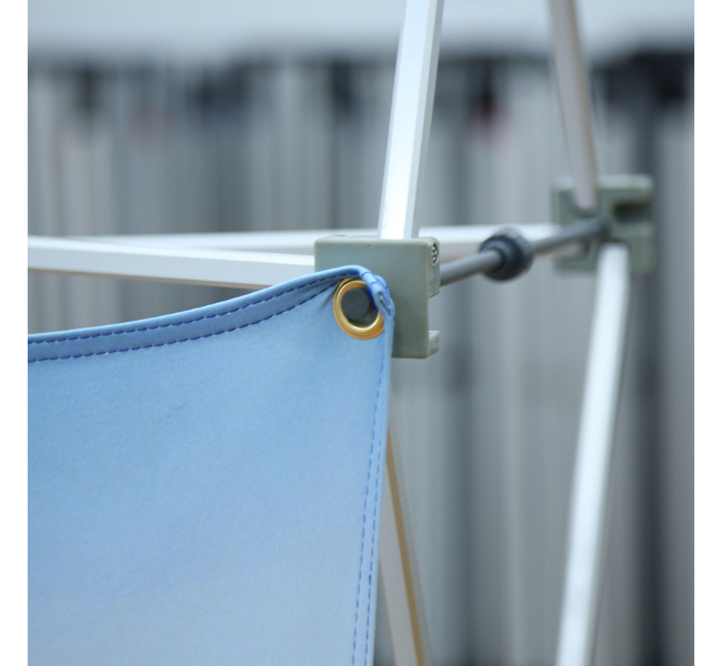 Double x grid table top pop up display - Premium printing and custom designs for businesses and events.