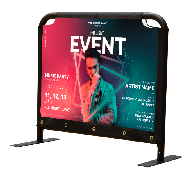 Ez Barrier Stand 2 - High-quality printing product from A2Z Printing Hub.