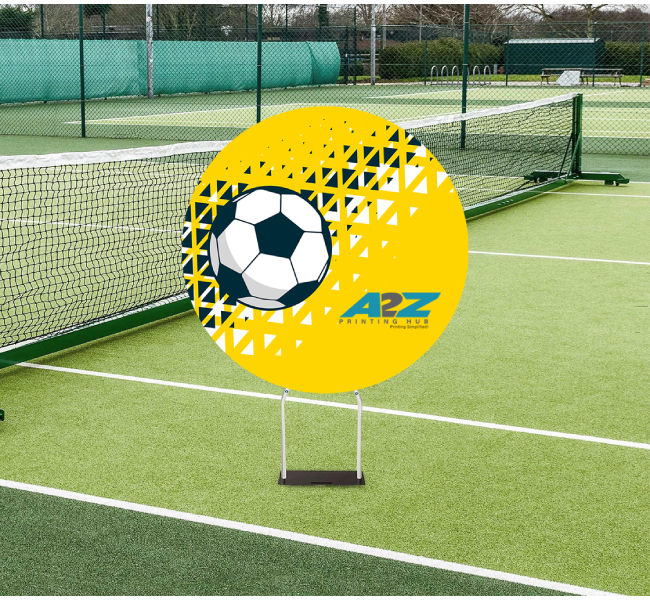 Ez Tube Backdrop Round Shape 2 - High-Quality Display and Covers by A2Z Printing Hub