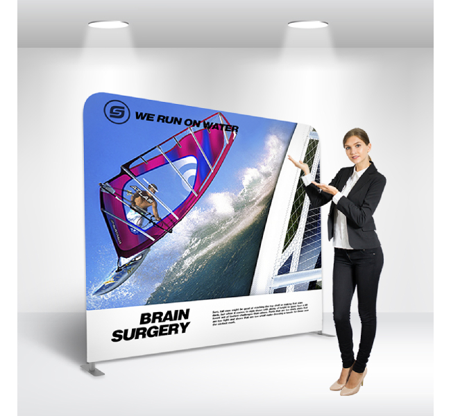 Ez tube backdrop straight - Premium printing and custom designs for businesses and events.