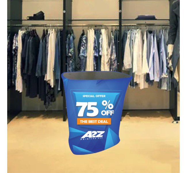 Custom Fabric Booth Display - Lightweight and portable square booth