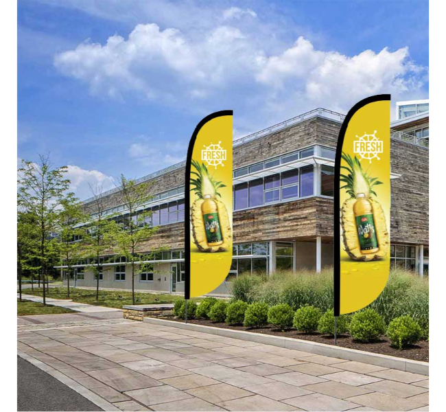 Feather Flag - 5 | Stylish Promotional Flag Design