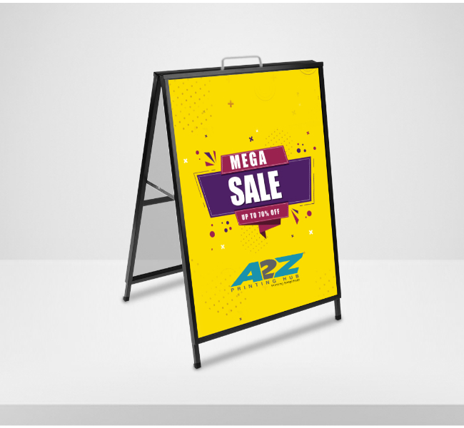 Metal a frames - Premium printing and custom designs for businesses and events.