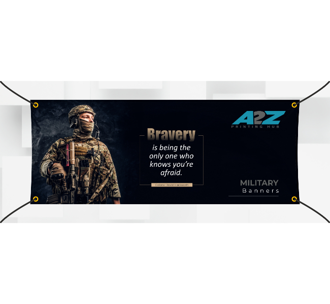 Military banners - Premium printing and custom designs for businesses and events.
