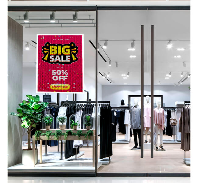 Custom Perforated Window Decals 3