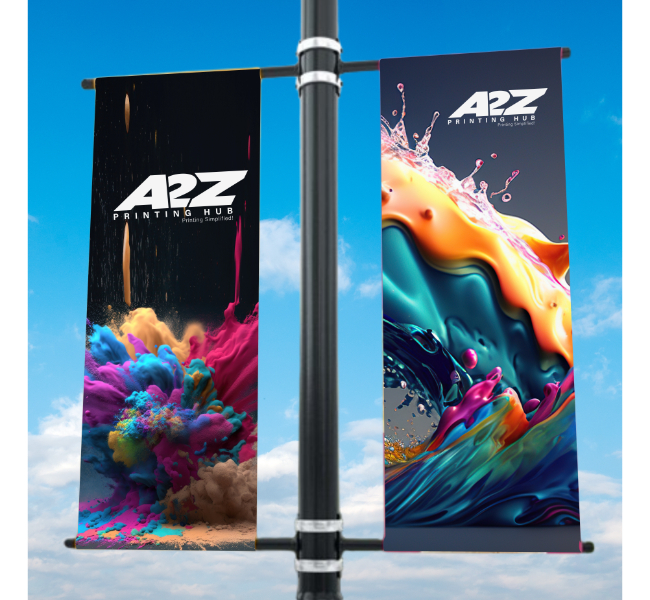 Pole banners - Premium printing and custom designs for businesses and events.
