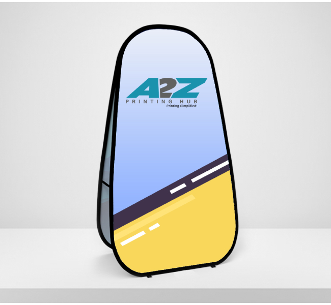 Vertical Pop-Up Banner - Perfect for indoor or outdoor advertising