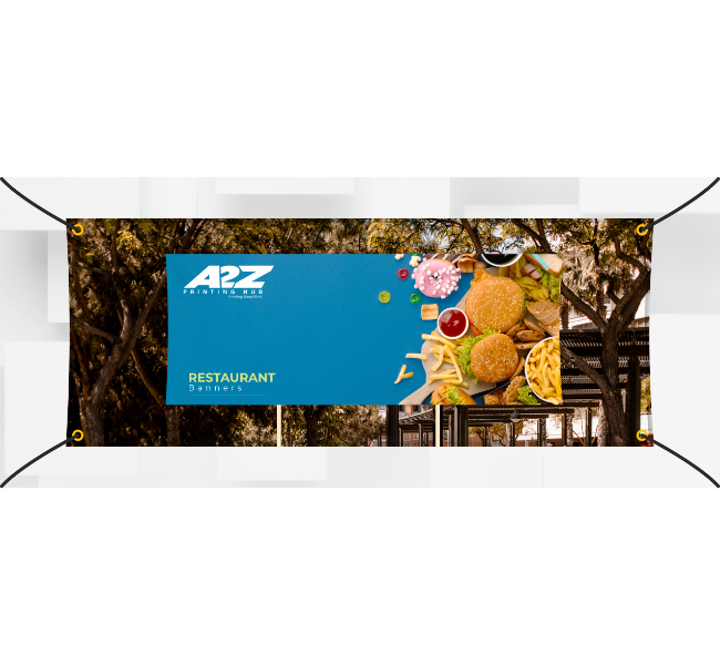 Restaurant banners - Premium printing and custom designs for businesses and events.
