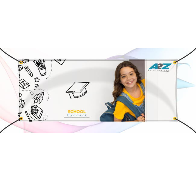 School banners - Premium printing and custom designs for businesses and events.