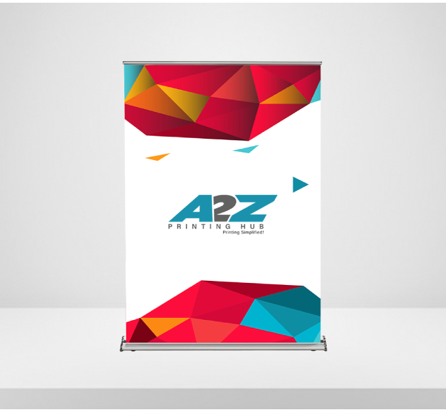 Silver Step Retractable Banner Stand 48 - 2 | Easy-to-Set-Up Display