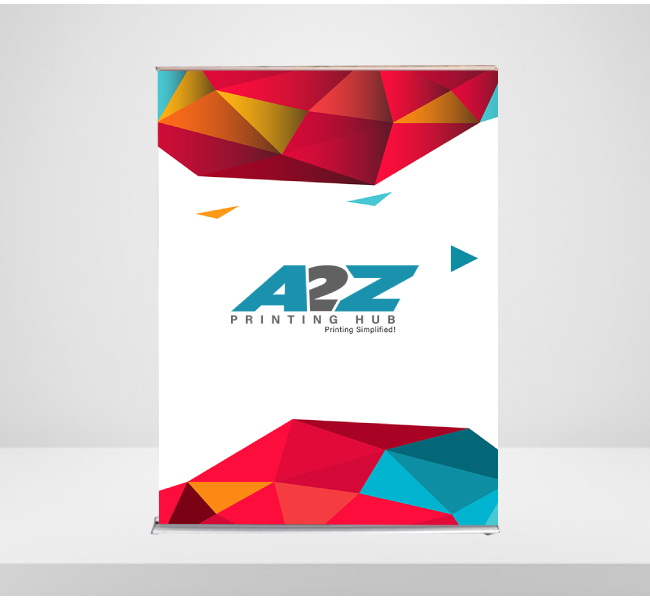 Silver step retractable banner stands 60 - Premium printing and custom designs for businesses and events.