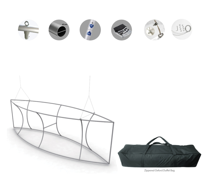 Skytube hanging banners football - Premium printing and custom designs for businesses and events.