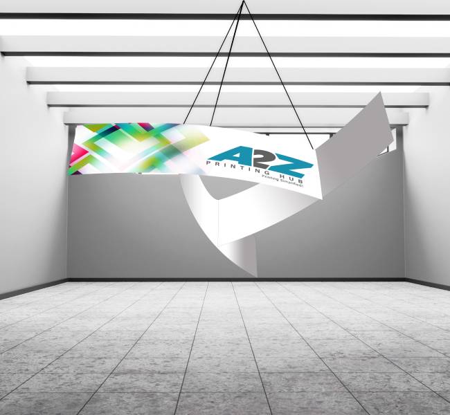 Skytube hanging banners pinwheel - Premium printing and custom designs for businesses and events.