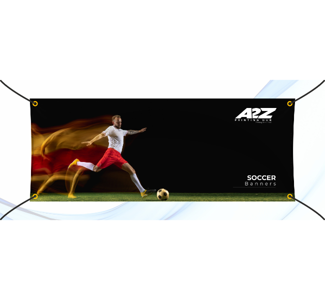 Soccer banners - Premium printing and custom designs for businesses and events.