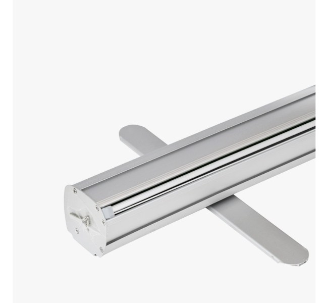 Standard roll up banner stands silver - Premium printing and custom designs for businesses and events.