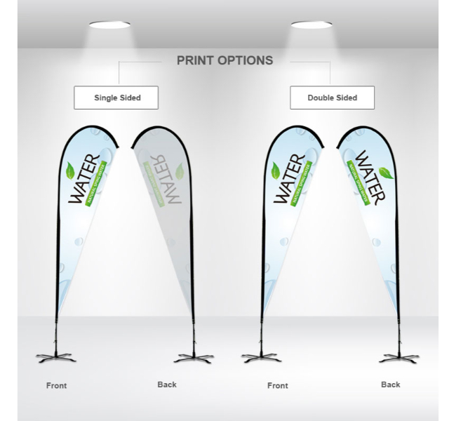 Promotional Teardrop Flag - Durable and ideal for branding