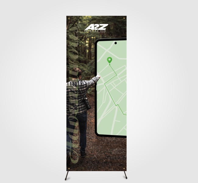 X banner stands - Premium printing and custom designs for businesses and events.