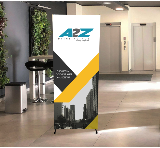 X banner stands - Premium printing and custom designs for businesses and events.