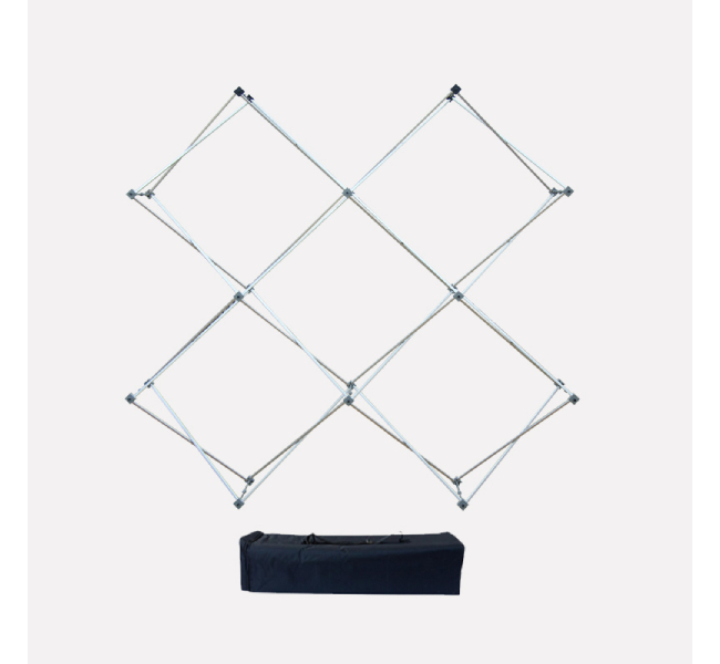 X grid table top pop up display - Premium printing and custom designs for businesses and events.